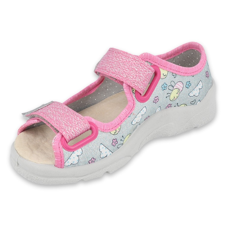 Befado children's shoes 869X154 pink grey 1