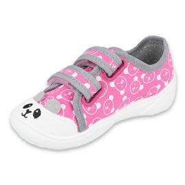 Befado children's shoes 907P131 pink grey 1 Befado children's shoes 907P131 pink grey 1