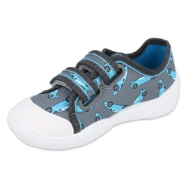 Befado children's shoes 907P132 blue grey 1