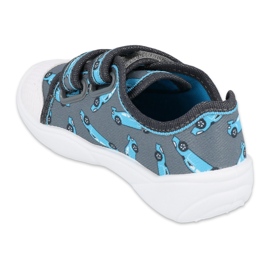 Befado children's shoes 907P132 blue grey 2 Befado children's shoes 907P132 blue grey 2