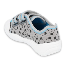 Befado children's shoes 907P129 black blue grey 2
