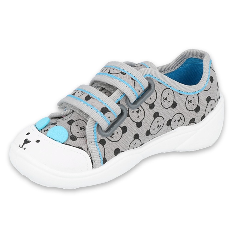 Befado children's shoes 907P129 black blue grey 1