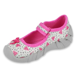 Befado children's shoes 109P216 pink grey 1