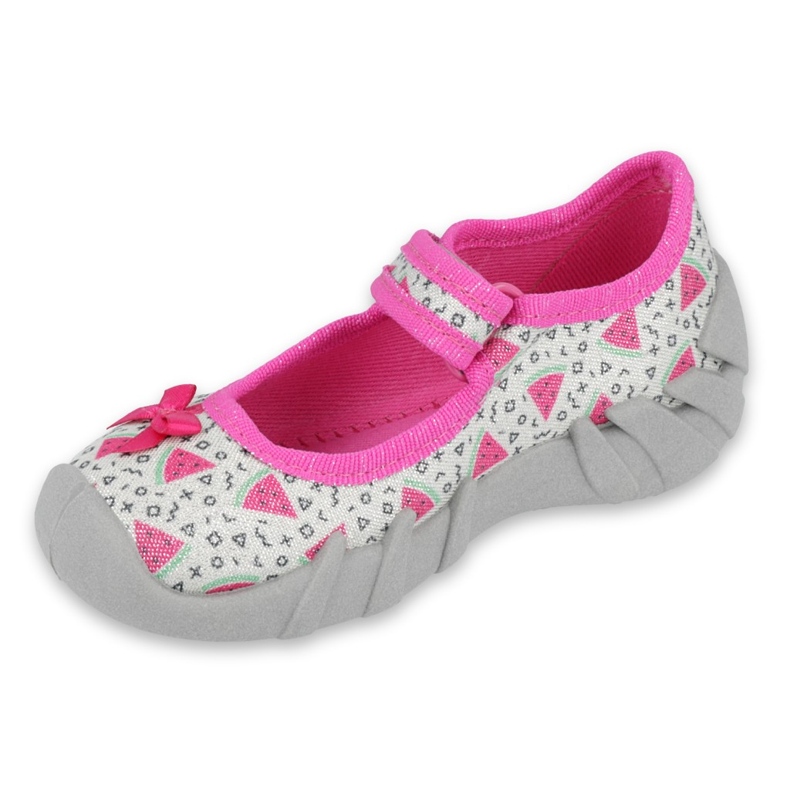 Befado children's shoes 109P216 pink grey 1