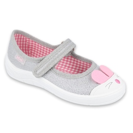 Befado children's shoes 208X046 pink grey 1