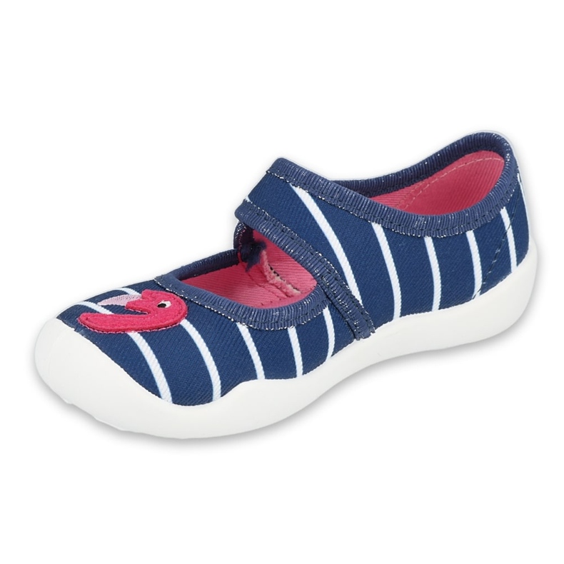 Befado children's shoes 123X067 navy blue pink 1