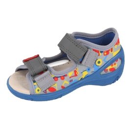Befado children's shoes pu 065P162 blue grey multicolored 2