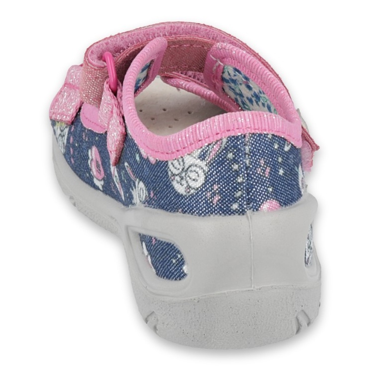 Befado children's shoes pu 065P151 navy blue pink 2 Befado children's shoes pu 065P151 navy blue pink 2