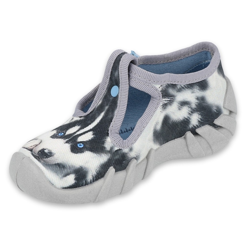 Befado children's slippers with the application of PSA 110p417 blue 1