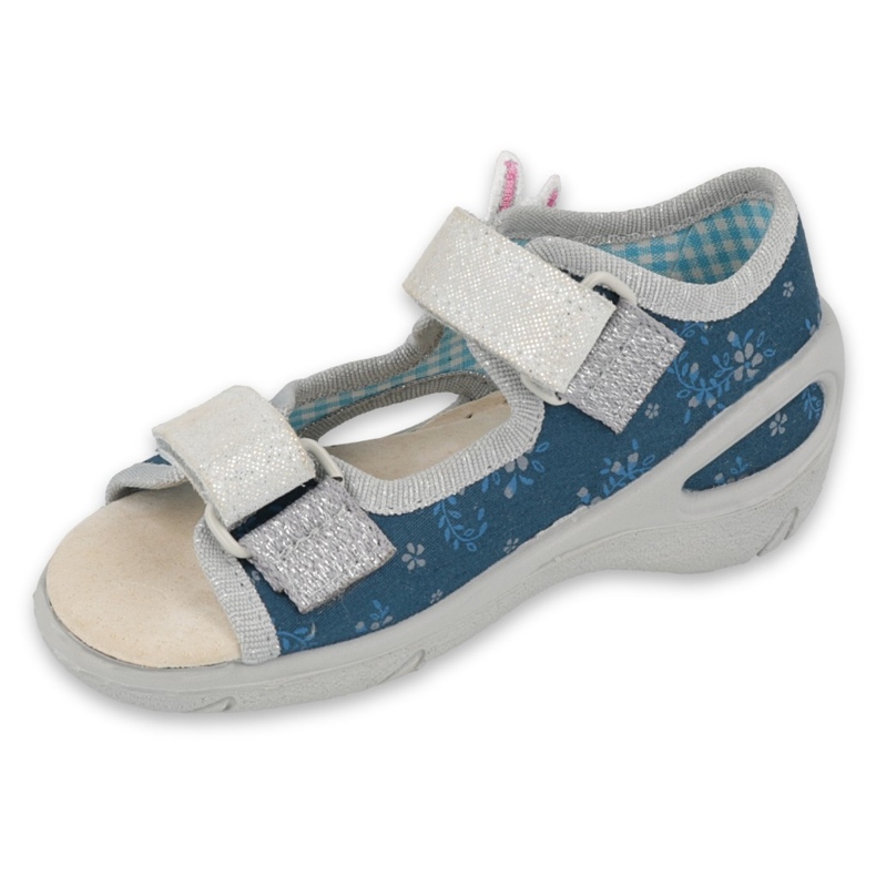 Befado children's shoes pu 065P154 navy blue blue grey multicolored 1