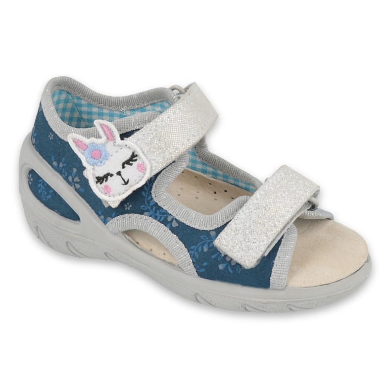 Befado children's shoes pu 065X154 navy blue grey multicolored 1