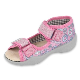 Befado children's shoes 242P106 pink grey 1