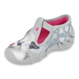 Befado children's shoes 110P416 pink grey 1 Befado children's shoes 110P416 pink grey 1
