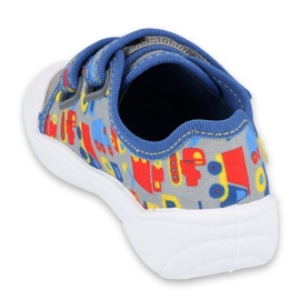 Befado children's shoes 907P128 blue grey multicolored 2 Befado children's shoes 907P128 blue grey multicolored 2