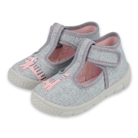 Befado children's shoes 531P072 grey 1 Befado children's shoes 531P072 grey 1