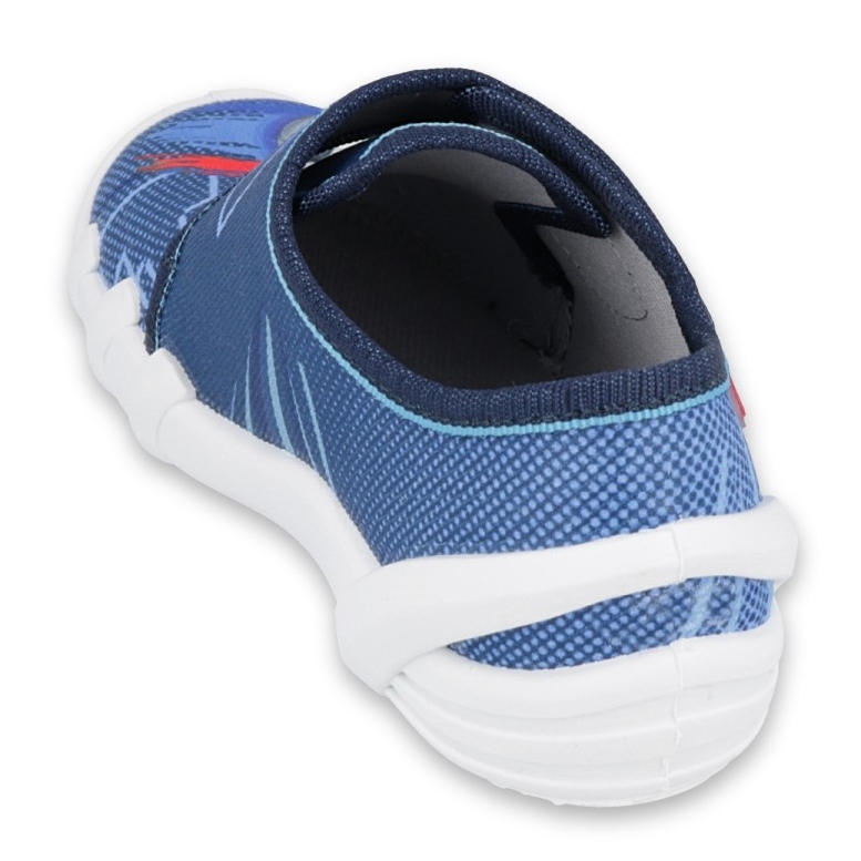 Befado children's slippers with football application 273x318 blue 2