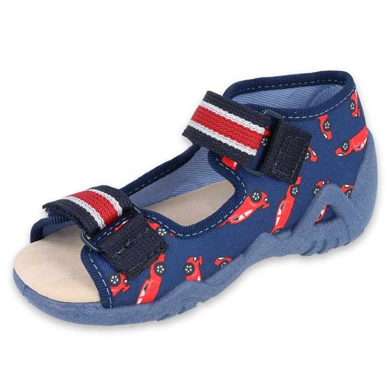 Befado yellow children's shoes 350P018 red navy blue 1 Befado yellow children's shoes 350P018 red navy blue 1