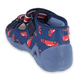 Befado yellow children's shoes 350P018 red navy blue 2 Befado yellow children's shoes 350P018 red navy blue 2