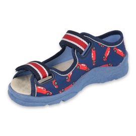 Befado children's shoes 869X149 red navy blue 1 Befado children's shoes 869X149 red navy blue 1
