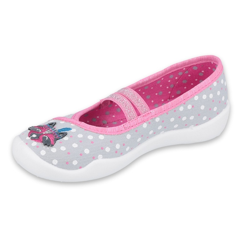 Befado children's shoes 116X285 pink grey 1