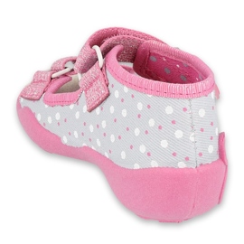Befado yellow children's shoes 342P018 pink grey 2