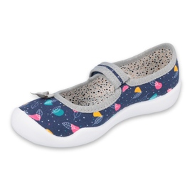 Befado children's shoes 114X429 navy blue grey multicolored 1