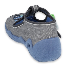 Befado children's shoes 217P109 grey multicolored green 2 Befado children's shoes 217P109 grey multicolored green 2