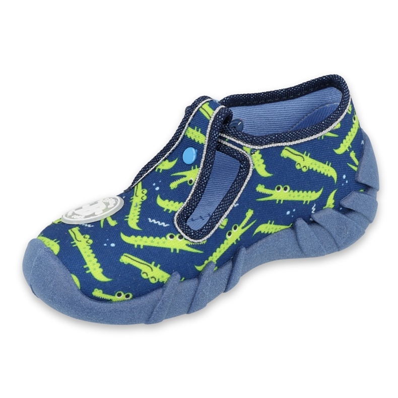 Befado children's shoes 110P410 navy blue green 1