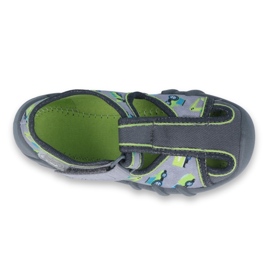 Befado children's shoes 190P094 grey multicolored green 1
