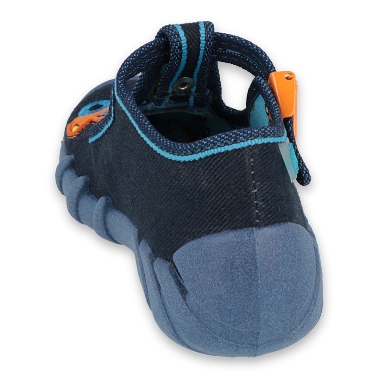 Befado children's shoes 110P389 navy blue orange 2 Befado children's shoes 110P389 navy blue orange 2