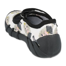 Befado princess speedy shoes 109P228 black ecru 2