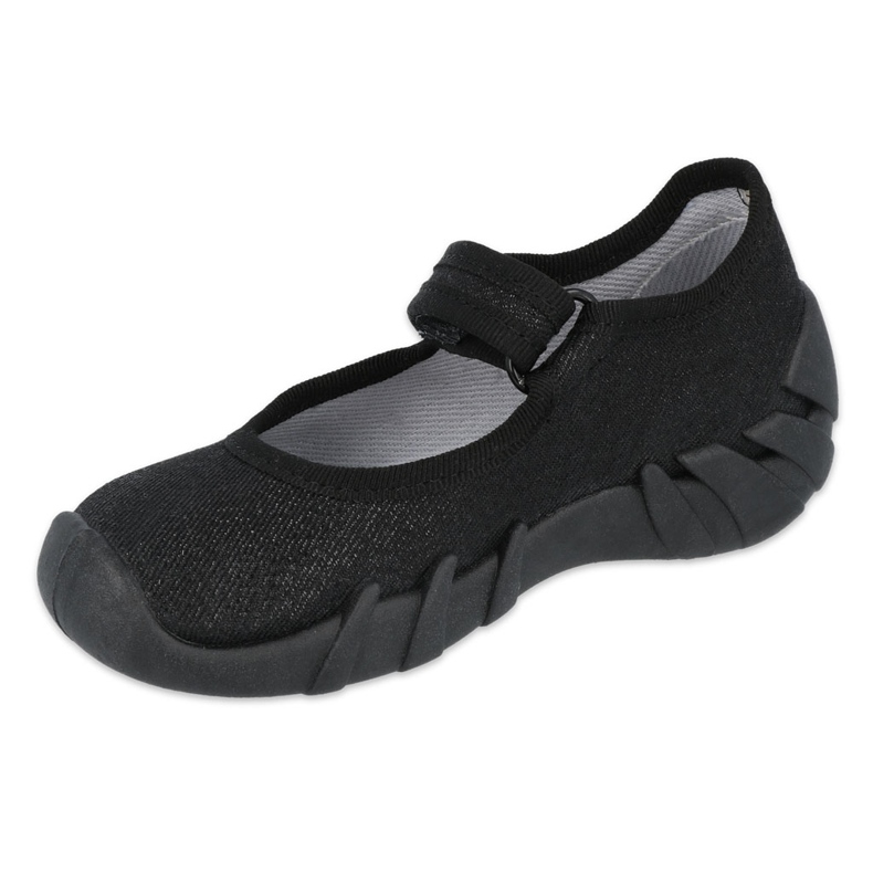 Befado children's speedy black shoes 109P227 silver 1