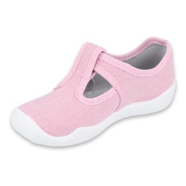 Befado children's shoes blanka pink 115X002 silver 1 Befado children's shoes blanka pink 115X002 silver 1