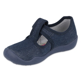 Befado children's shoes blanka navy blue 115X005 silver 1 Befado children's shoes blanka navy blue 115X005 silver 1