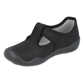 Befado children's shoes blanka black 115X006 silver 1 Befado children's shoes blanka black 115X006 silver 1