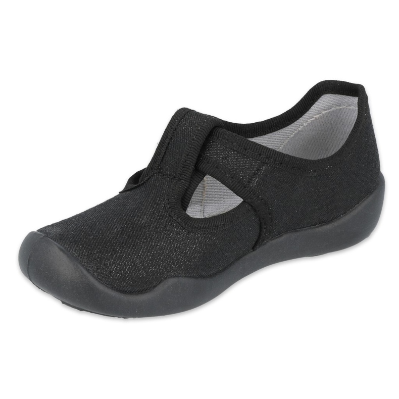 Befado children's shoes blanka black 115X006 silver 1 Befado children's shoes blanka black 115X006 silver 1