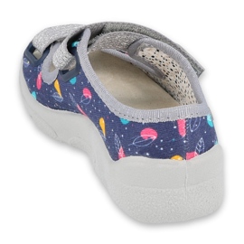 Befado children's shoes 869X144 navy blue pink grey 2
