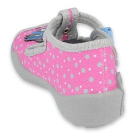 Befado children's shoes 213P124 pink grey 2 Befado children's shoes 213P124 pink grey 2