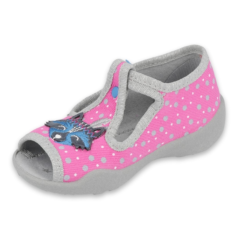 Befado children's shoes 213P124 pink grey 1 Befado children's shoes 213P124 pink grey 1