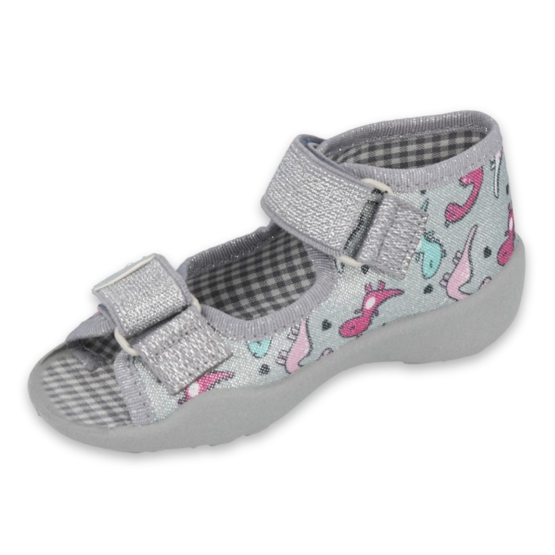 Befado children's shoes 242P105 pink silver 1 Befado children's shoes 242P105 pink silver 1