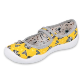 Befado children's shoes 114X424 grey yellow 1 Befado children's shoes 114X424 grey yellow 1