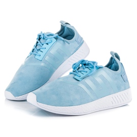 Vices Suede sports shoes blue 1
