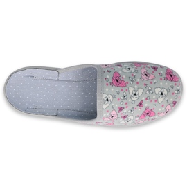 Befado colored children's shoes 707Y411 pink grey 2
