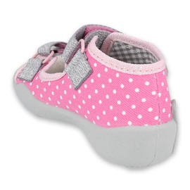 Befado yellow children's shoes 342P024 pink grey 2