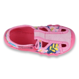 Befado children's shoes 190P097 blue pink silver yellow 1 Befado children's shoes 190P097 blue pink silver yellow 1