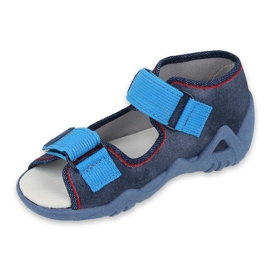 Befado yellow children's shoes 350P015 navy blue blue 1