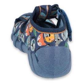 Befado children's shoes 190P101 navy blue blue multicolored green 2