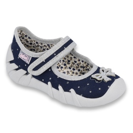 Befado children's shoes 109P202 navy blue grey 2