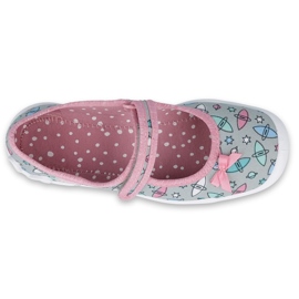 Befado children's shoes 114Y409 blue pink grey 1 Befado children's shoes 114Y409 blue pink grey 1