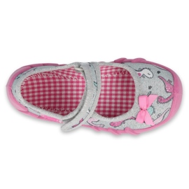 Befado children's shoes 109P204 pink silver grey 1